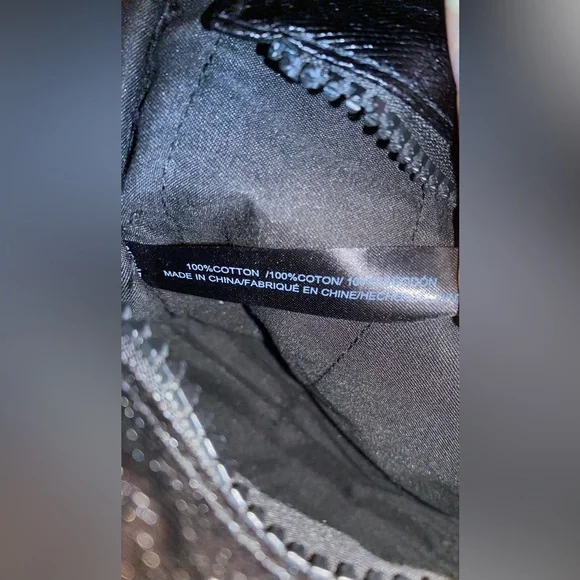 LIKE NEW Urban Outfitters Sold Out BDG Serena Coated Denim Mini Tote Bag - Black - Picture 11 of 16